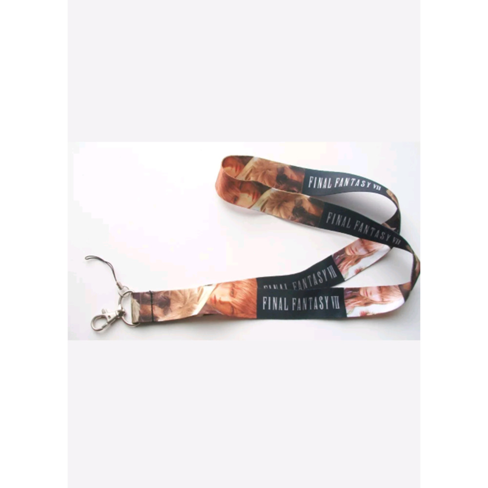Best New Square Enix Final Fantasy VII Characters Lanyard & ID Badge Holder Clip
